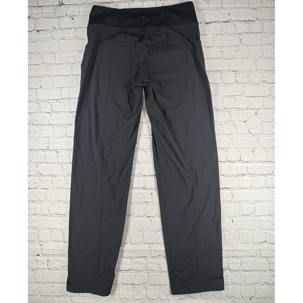 prAna Large Tall WOMENS SUMMIT PANTS Black Stretch - Picture 2 of 10